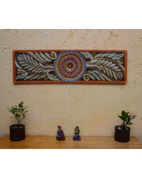 wooden painted wall panels